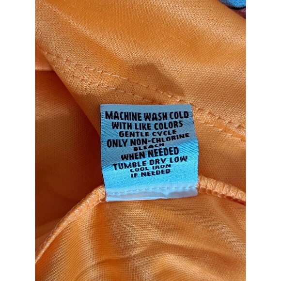 Marissa Olivia Orange Floral Boho Hippie Dress Women’s V-Neck Ruffle Small NWT - Picture 6 of 16